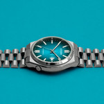Montre CITIZEN Tsuyosa homme automatique bracelet acier gris - vue D1