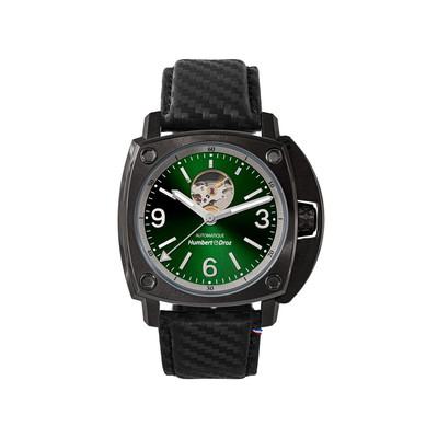 Montre HUMBERT-DROZ hd1 homme automatique, bracelet cuir noir - vue 1