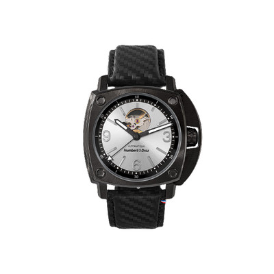Montre HUMBERT-DROZ hd1 homme automatique, bracelet cuir noir