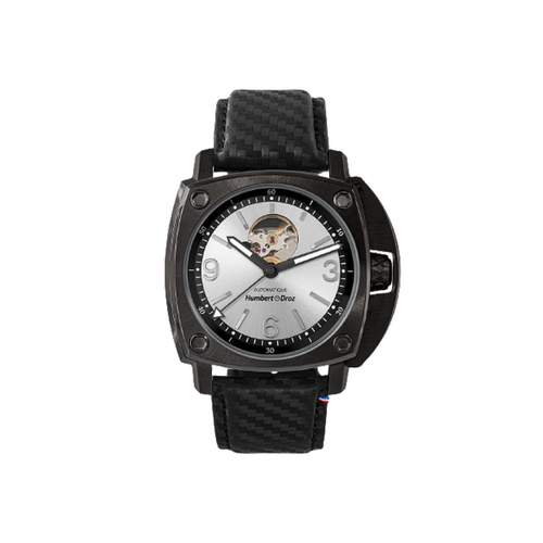 Montre HUMBERT-DROZ hd1 homme automatique, bracelet cuir noir
