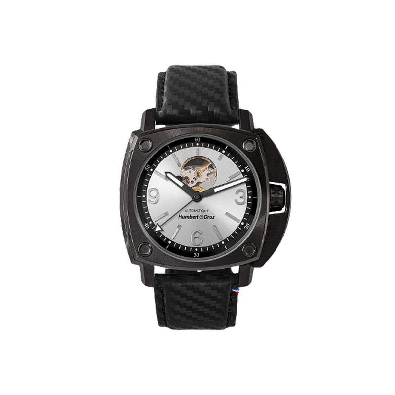 Montre HUMBERT-DROZ hd1 homme automatique, bracelet cuir noir - vue 1