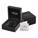 Montre HUMBERT-DROZ hd1 homme automatique, bracelet cuir noir - vue porté 2