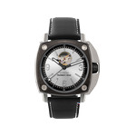 Montre HUMBERT-DROZ hd1 homme automatique, bracelet cuir noir - vue 1