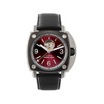 Montre HUMBERT-DROZ hd1 homme automatique, bracelet cuir noir - vue 1