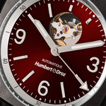 Montre HUMBERT-DROZ hd1 homme automatique, bracelet cuir noir - vue D1