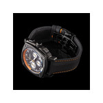 Montre HUMBERT-DROZ hd7 homme chronographe, bracelet cuir noir - vue 2