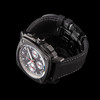 Montre HUMBERT-DROZ hd7 homme chronographe, bracelet cuir noir - vue VD3
