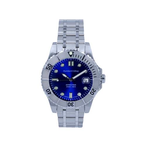 Montre HUMBERT-DROZ hd9 homme automatique, bracelet acier