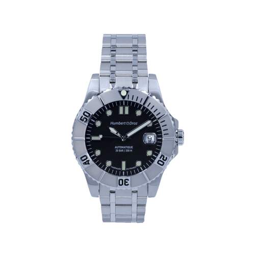 Montre HUMBERT-DROZ hd9 homme automatique, bracelet acier