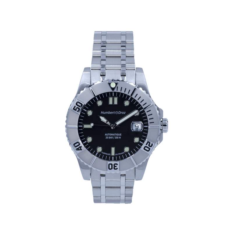 Montre HUMBERT-DROZ hd9 homme automatique, bracelet acier - vue 1