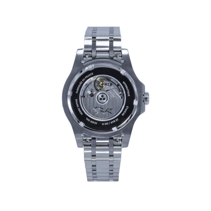 Montre HUMBERT-DROZ hd9 homme automatique, bracelet acier - vue 3