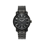Montre HUMBERT-DROZ hd8 homme automatique, bracelet acier noir - vue 1