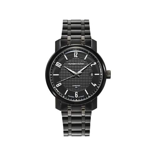 Montre HUMBERT-DROZ hd8 homme automatique, bracelet acier noir