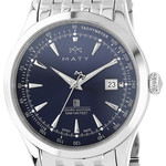 Montre MATY GM cadran bleu foncé bracelet acier - vue 6
