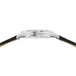 Montre MATY GM cadran noir bracelet cuir noir - vue 2