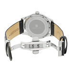 Montre MATY GM cadran noir bracelet cuir noir - vue 4