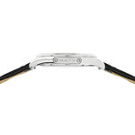 Montre MATY GM cadran noir bracelet cuir noir - vue D1