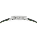 Montre MATY GM chronographe cadran vert bracelet cuir vert - vue 2