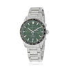 Montre MATY GM chronographe cadran vert bracelet acier - vue V1