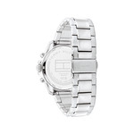 Montre TOMMY HILFIGER jordan homme bracelet acier inoxydable gris - vue 3