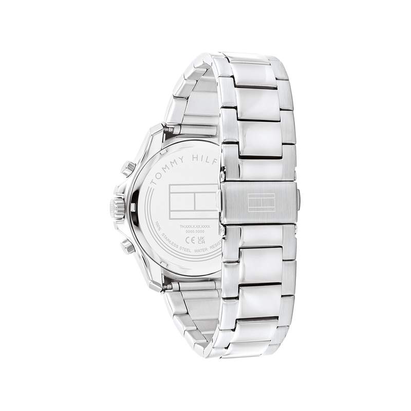 Montre TOMMY HILFIGER jordan homme bracelet acier inoxydable gris - vue 3