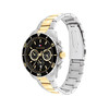 Montre TOMMY HILFIGER jordan homme bracelet acier inoxydable bicolore jaune - vue V2