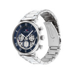 Montre TOMMY HILFIGER legend homme bracelet acier inoxydable gris - vue 2