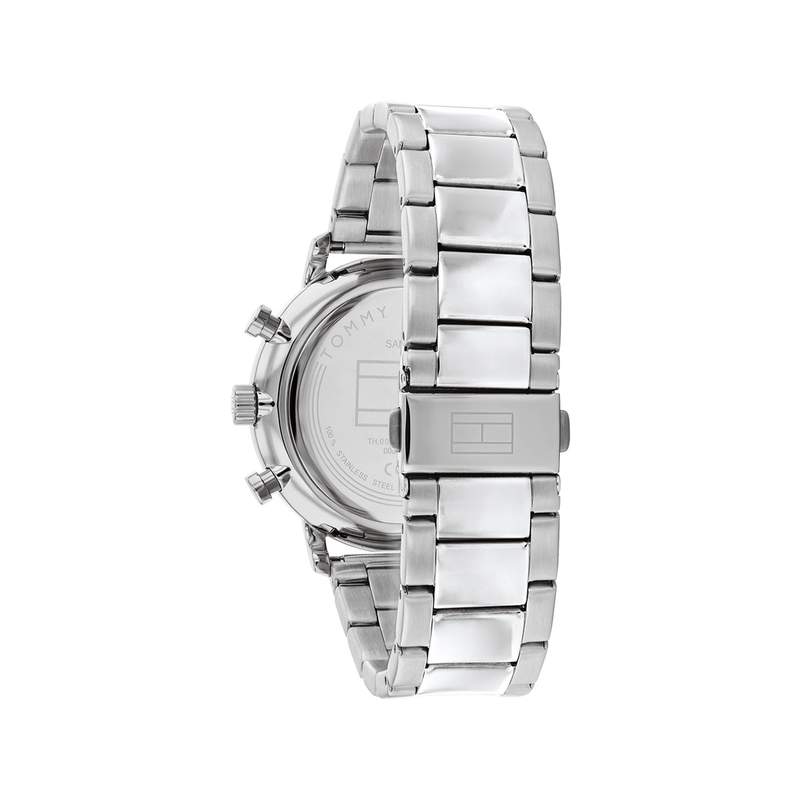 Montre TOMMY HILFIGER legend homme bracelet acier inoxydable gris - vue 3