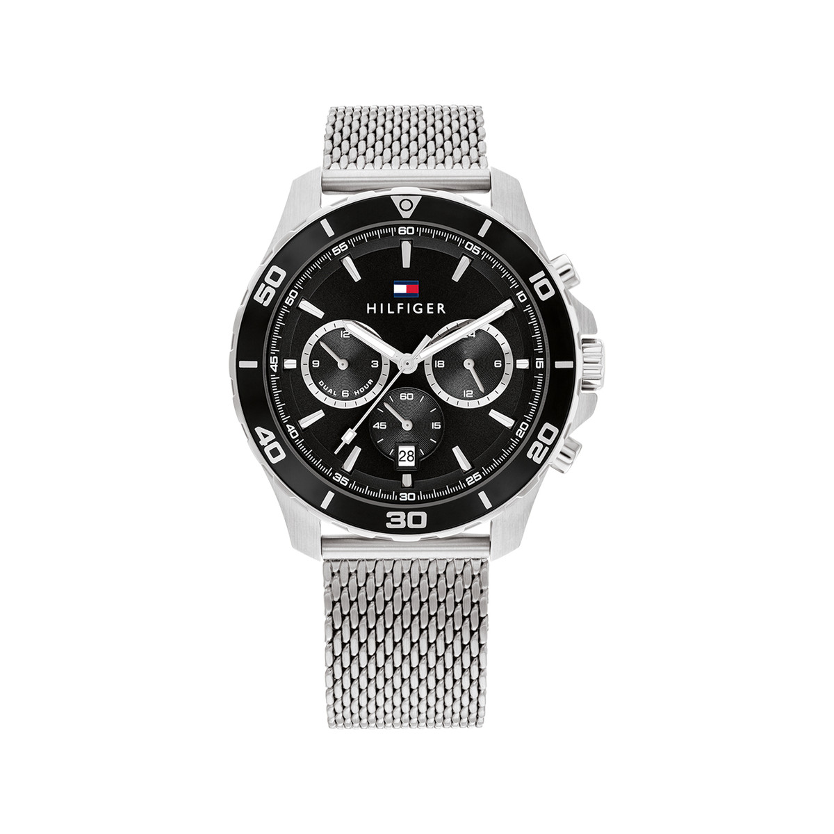 Montre TOMMY HILFIGER jordan homme bracelet acier inoxydable argent