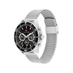 Montre TOMMY HILFIGER jordan homme bracelet acier inoxydable argent - vue 2