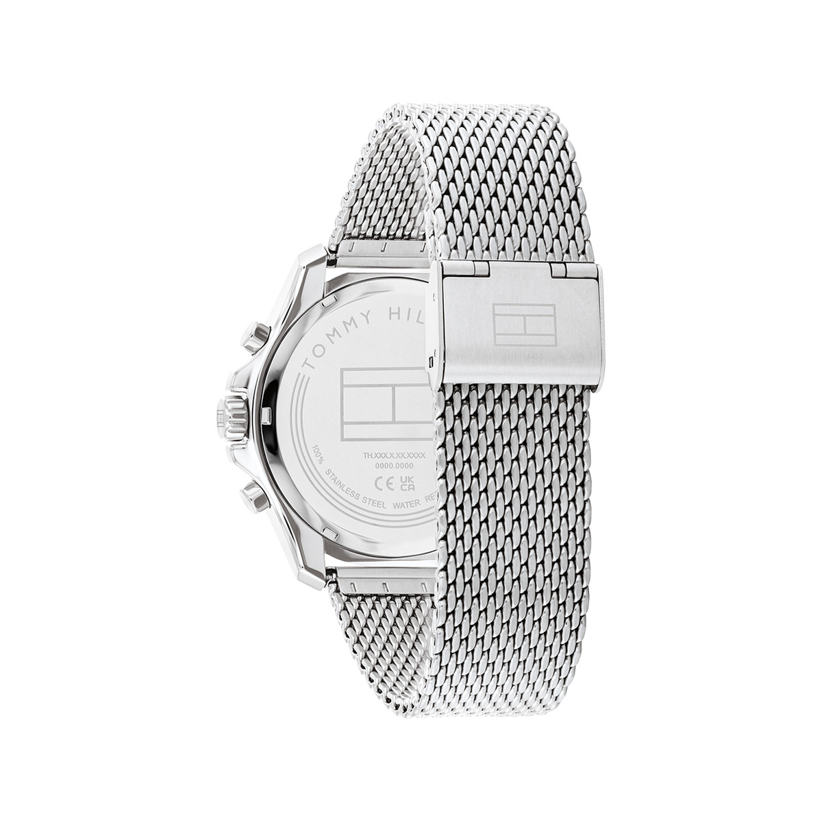 Montre TOMMY HILFIGER jordan homme bracelet acier inoxydable argent - vue 3