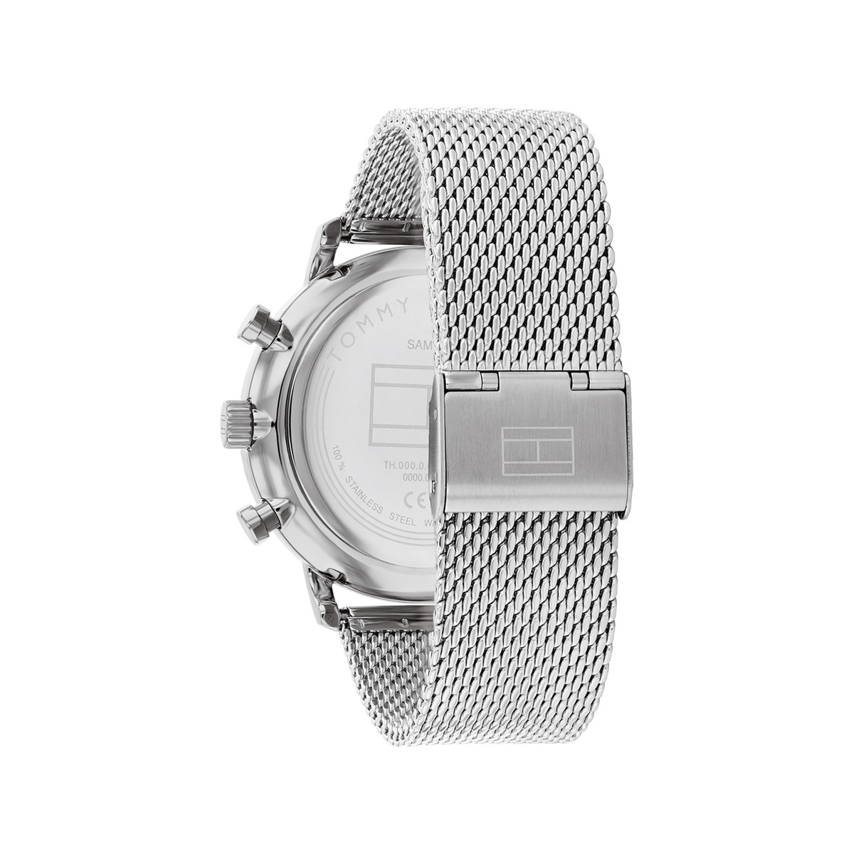 Montre TOMMY HILFIGER legend homme bracelet acier inoxydable argent - vue 3