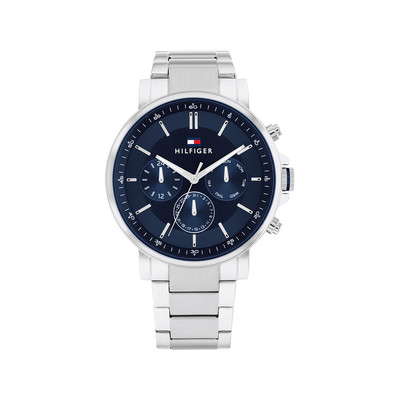 Montre TOMMY HILFIGER tyson homme bracelet acier inoxydable argent - vue 1