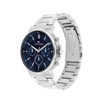 Montre TOMMY HILFIGER tyson homme bracelet acier inoxydable argent - vue 2