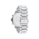 Montre TOMMY HILFIGER tyson homme bracelet acier inoxydable argent - vue 3