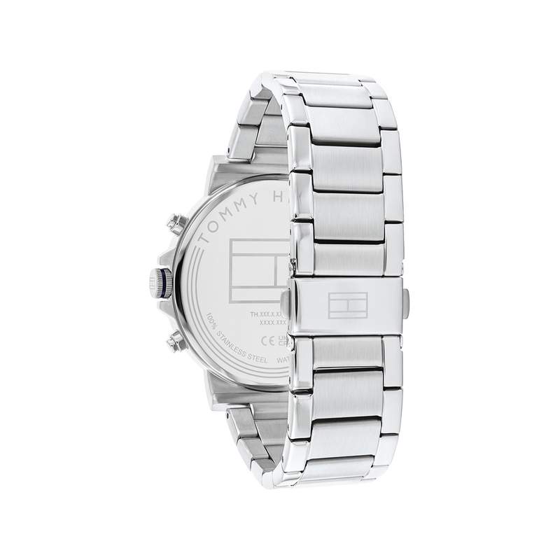 Montre TOMMY HILFIGER tyson homme bracelet acier inoxydable argent - vue 3