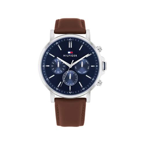 Montre TOMMY HILFIGER tyson homme bracelet cuir marron