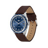 Montre LACOSTE everett homme bracelet cuir marron - vue V2