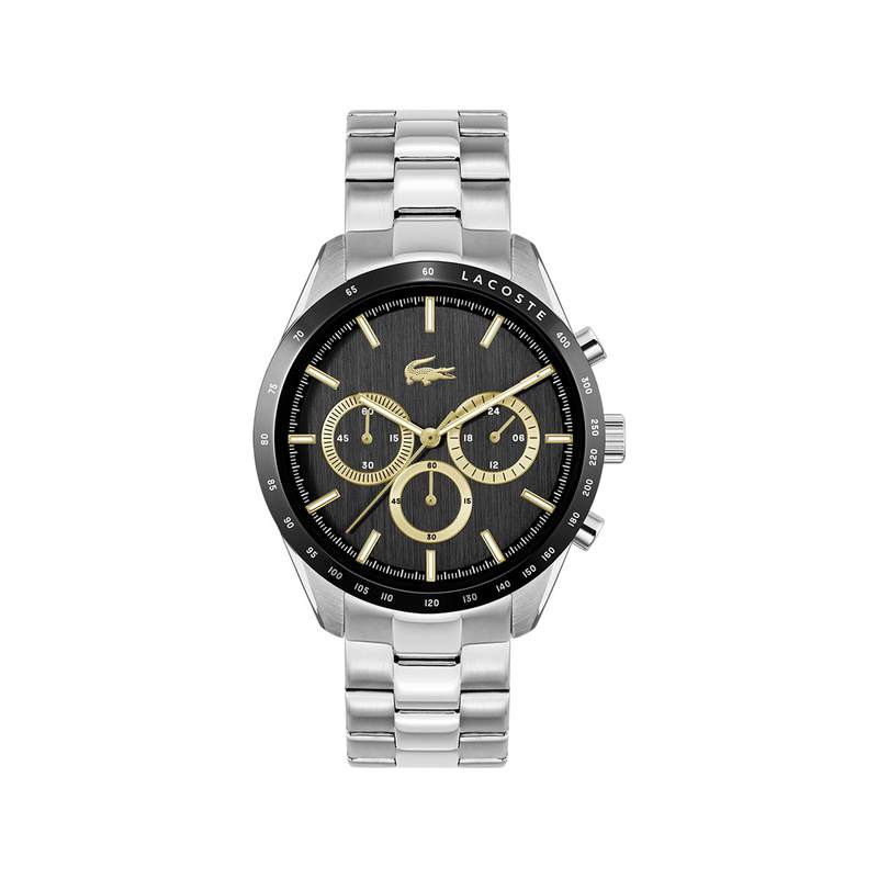 Montre LACOSTE boston homme bracelet acier gris - vue 1