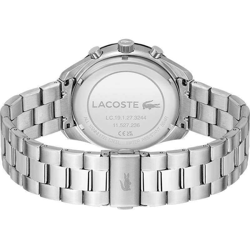 Montre LACOSTE boston homme bracelet acier gris - vue 3