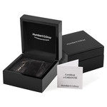Montre HUMBERT-DROZ hd7 homme chronographe, bracelet cuir noir - vue D4