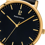 Montre PIERRE LANNIER essential homme bracelet cuir noir - vue D2