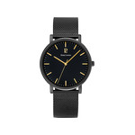 Montre PIERRE LANNIER essential homme bracelet acier noir - vue 1