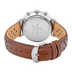 Montre PIERRE LANNIER baron homme bracelet cuir brun - vue 3
