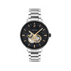 Montre PIERRE LANNIER trio homme automatique, bracelet acier - vue V1