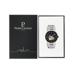 Montre PIERRE LANNIER trio homme automatique, bracelet acier - vue D1