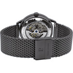 Coffret Montre PIERRE LANNIER paddock homme automatique bracelet acier milanais noir et bracelet cuir noir - vue 3