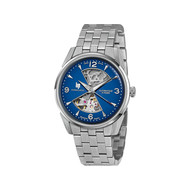 Montre LIP Himalaya Sablier homme automatique cadran bleu bracelet acier boitier acier inoxydable 40mm