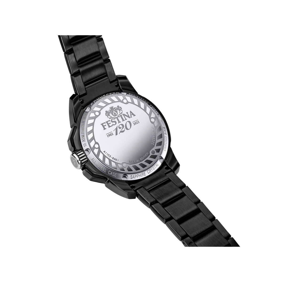 FESTINA connected herenhorloge, zwarte roestvrijstalen armband - bekijk 3