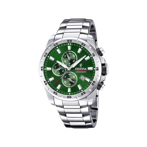 Montre FESTINA timeless chronograph homme chronographe, bracelet acier